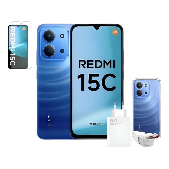 Smartphone Xiaomi Redmi 15c 256gb 4+4 Ram Global + Brinde
