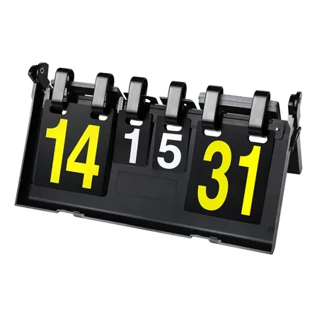 Placar De Mesa Manual Dobrável Contador De Pontos Preto Sem Cabo