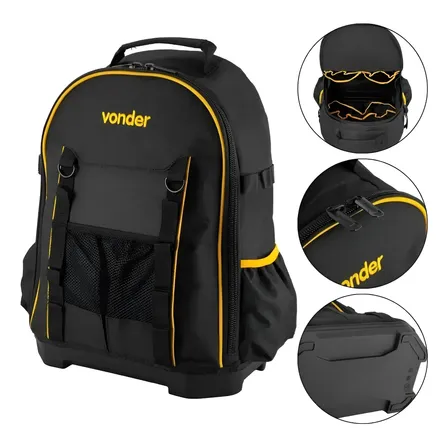 Mochila Ferramentas Vonder Preta Modelo Mov250