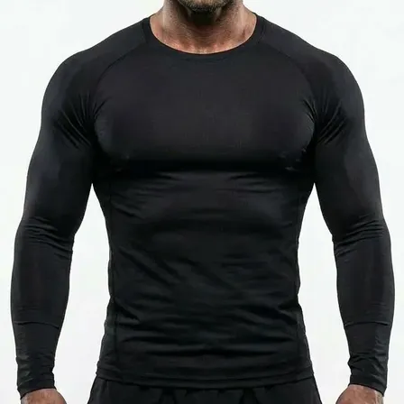 Camisa Poliamida Uv Tech Longa Toque Gelado Academia Corrida