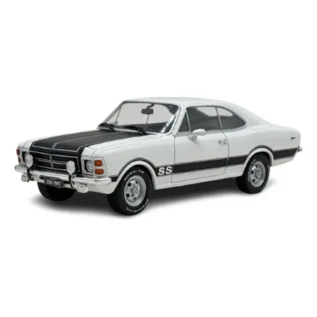 Miniatura Chevrolet Opala Ss 1979 1:24 California Branco Branco