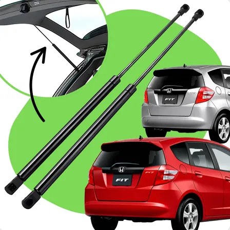 Par Amortecedor Porta Malas Tampa Traseira Honda Fit 09 A 14