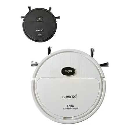 Robô Aspirador De Pó Inteligente 3 Em 1 Limpeza Doméstica Branco 127/220v