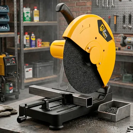 Serra Circular Policorte Rápido 14 Pol 2300w 355mm Portátil 220v Amarelo E Preto