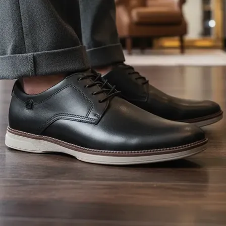 Sapato Casual Pegada Masculino Derby 126701 Pinhão Liso 42 Br