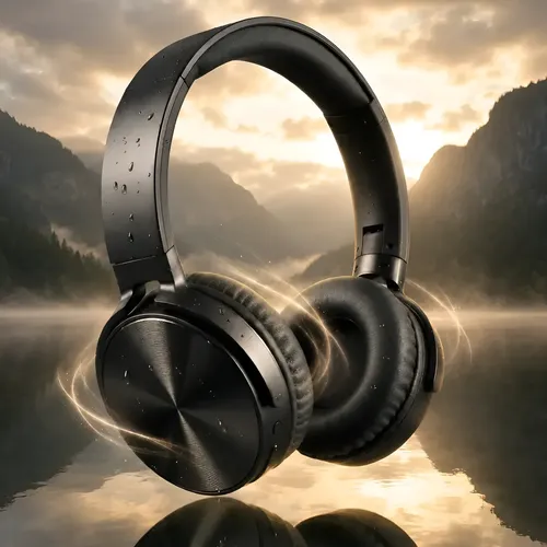 Fone De Ouvido Over Ear Bluetooth Sem Fio Dobrável Grave Preto