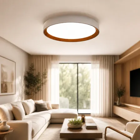 Luminária Painel Plafon De Led 48w Luz Ajustável Branco 48cm 127/220v Branco