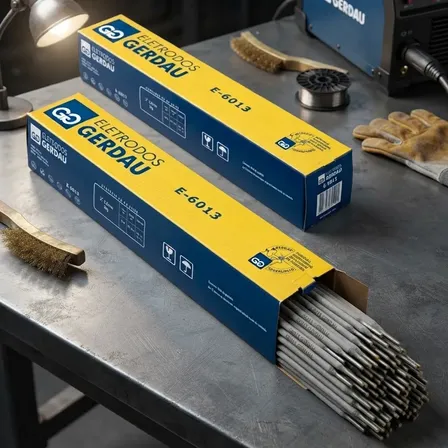 Eletrodo Gerdau Solda Revestido Cinza 6013 2,5mm Aço / Ferro Prata