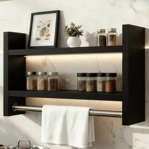 Porta Temperos E Condimentos Prático E Organizado 60cm
