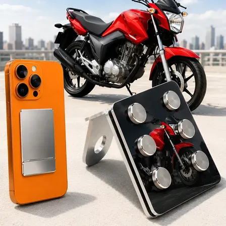 Suporte Celular Moto Magnético Extra Forte Imãs Motocicleta