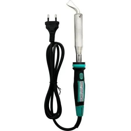 Ferro De Solda Soldagem Ponta Curva Maxx 130w 220v Brasfort