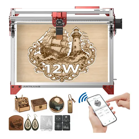 Artilume Máquina De Gravação E Corte A Laser A4 12w App Wifi