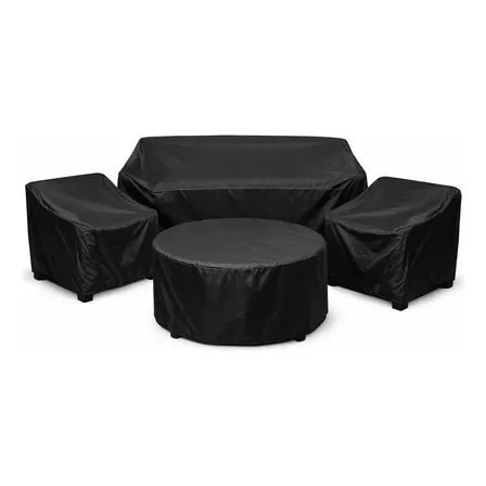 Kit 4 Capas De Proteção Para Moveis De Jardim Impermeavel