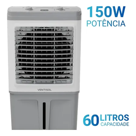Climatizador Ventisol 60l Cli60 150w Industrial Comercial Branco 127v