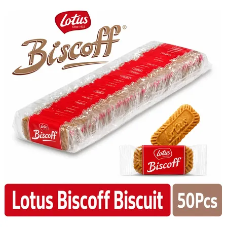 Biscoito Lotus Biscoff Caramelizado 50 Unidades (50p C/1)