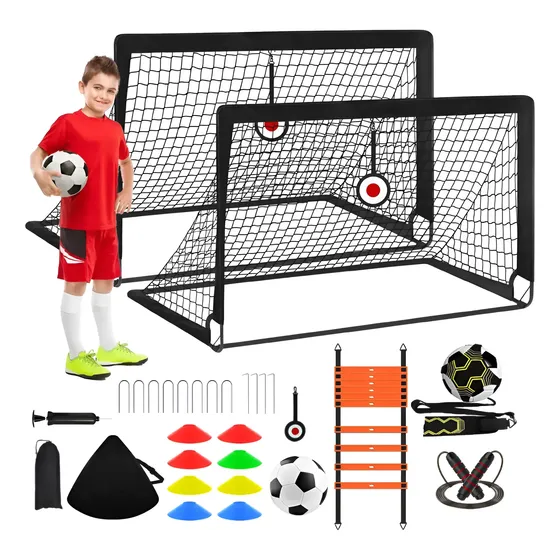 Trave Futebol Infantil Portátil E Equipamento Treinamento