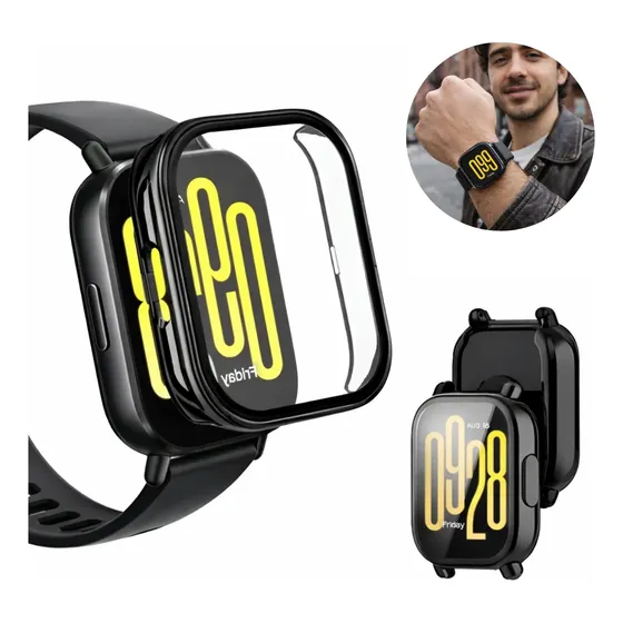 Case Capa Com Película Para Redmi Watch 5 Lite Capinha