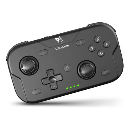 Controle Gamepad Acegamer T50 Pocket Joystick Bluetooth Preto