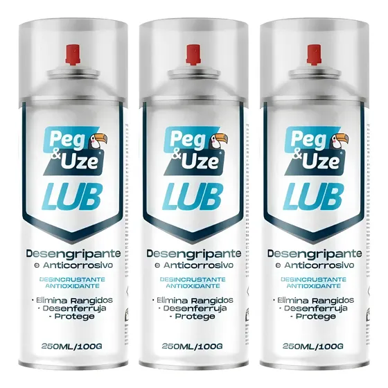 3un Desengripante Peg&use Lubrificante Spray Multiuso 250ml