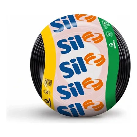 Fio 6 Mm Sil Cabo Flexível Com 50m Metros Cores Variadas