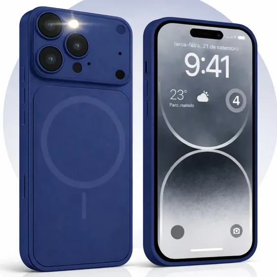 Capa Capinha Case Compativel Para Iphone Vidro Premium Luxo