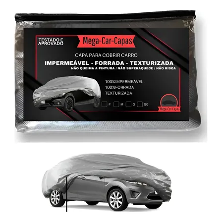 Capa Protetora Para Carro Forrada, Reforçada E Ajuste P/m/ Voyage 1981-2019
