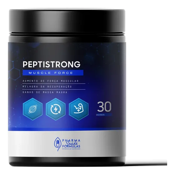 Peptistrong 2,4g 30 Doses Sem Sabor 100% Puro Original.