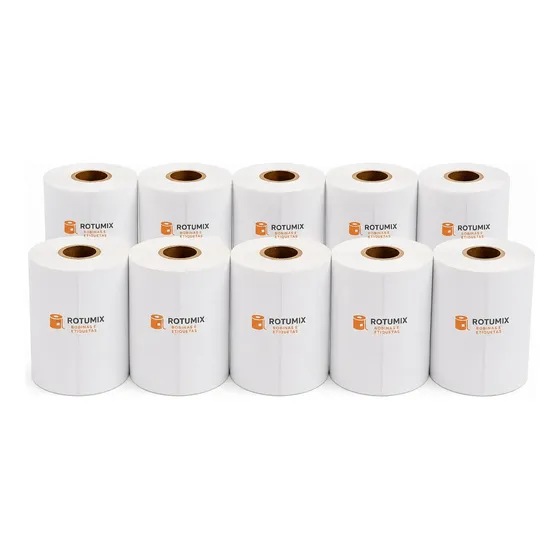 Kit 10 Rolos Etiqueta Térmica 10x15 C/200 Unidades Rotumix