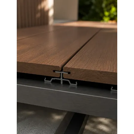 1000 Presilha Oculta Para Deck De Madeira Alumínio Conector