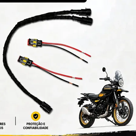 Chicote Acessórios Himalayan 450 Plug Play - 2 Saídas Brinde