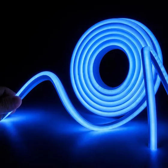Fita Led Neon 5m 12v Flexível Resistente À Água Silicone