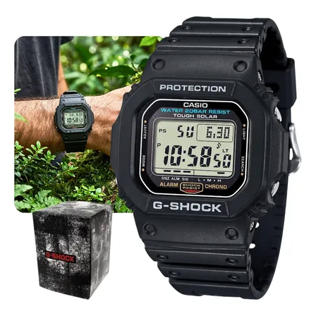 Relógio G-shock Masculino Casio Original Carga Solar 200m P Preto