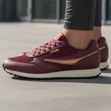 Tênis Fila Feminino Renno Classic W Bordo Escuro/cobre Liso 37 Br