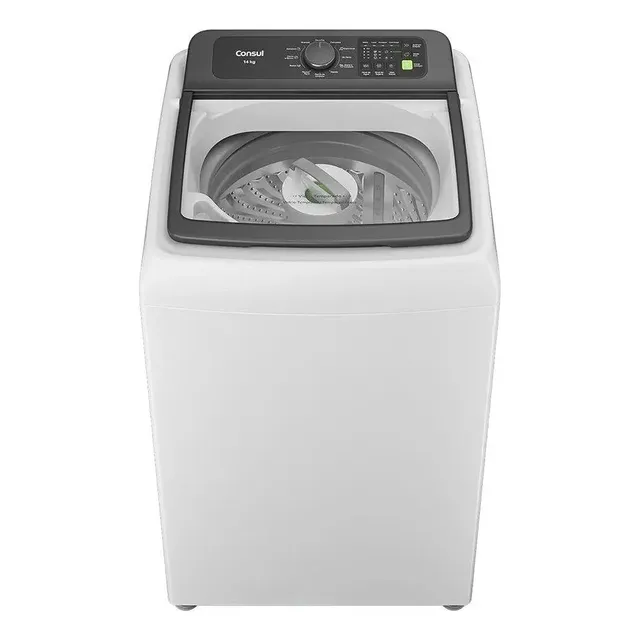 Lavadora Automática Consul Cwn14abana - 14kg, 580w, Branca 110v Branco