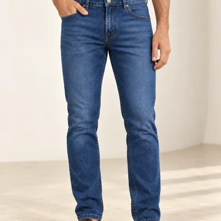 Calça Jeans Aramis Slim Azul Escura Media Masculina Original