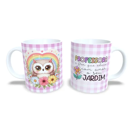 Caneca Porcelana Personalizada - Presente Para Professora