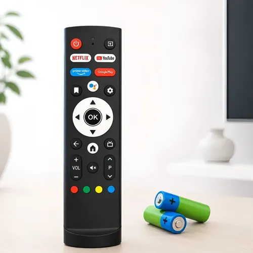 Controle Remoto Para Smart Tv Aiwa Compatível + 2 Pilhas