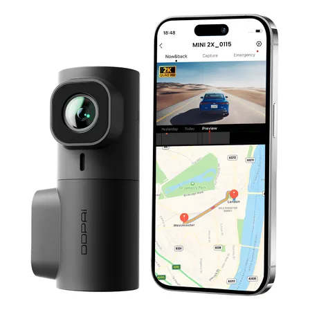 Ddpai Mini 2x Câmera Veicular 1440p 2k Qhd Visão Noturna
