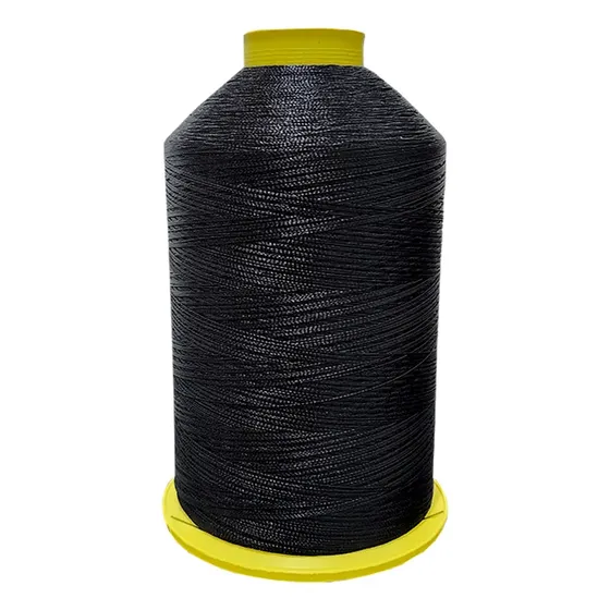 Linha Preta De Nylon Bonderizado Fio 60