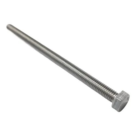 Parafuso Sextavado M6 X 100mm Passo 1mm Inox - 05 Peças