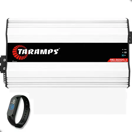 Módulo Taramps Md 8000.1 1 Ohm 8000wrms Para Som Automotivo
