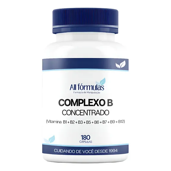 Vitaminas Complexo B - 180 Cápsulas - Concentrado Complexo B