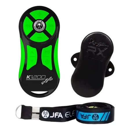 Controle Universal Longa Distância Jfa K1200 Preto Com Verde