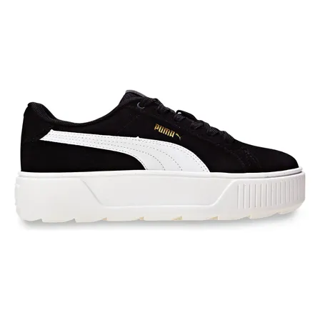 Tênis Casual Feminino Karmen Bdp Puma Preto E Branco Liso 35 Br