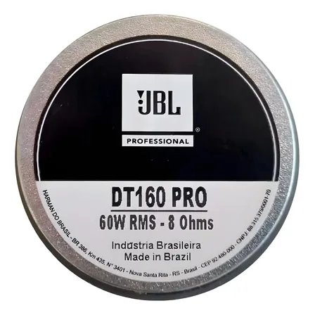 Driver Jbl Dt160 Pro Selenium 60w Rms 8 Ohms