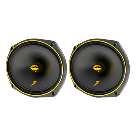 Par De Alto Falante 6x9 Zetta Audio Mgs Evo 270wrms 4ohms Preto