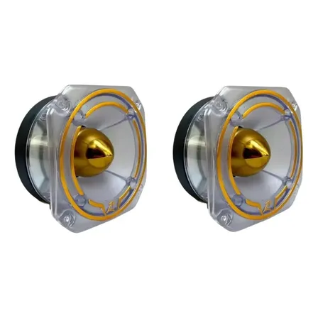 Par Super Tweeter Zetta Audio Z1 Stz260w Acrílico/dourado Dourado