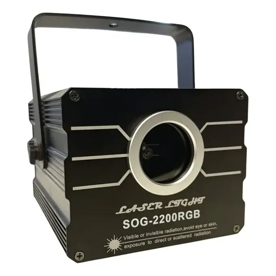 Laser Projetor Holografico 2w Rgb Sistema Bluetooth App Cel