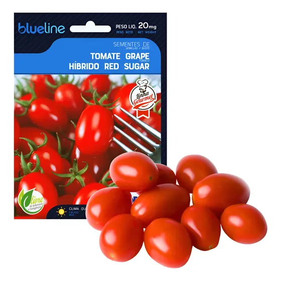 Sementes De Tomate Grape Híbrido Red Sugar Topseed Cultivo