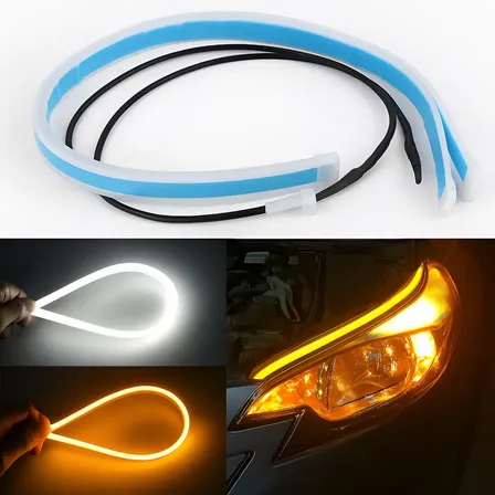 Fita Led Par 60cm Drl Farol E Seta Sequencial Universal